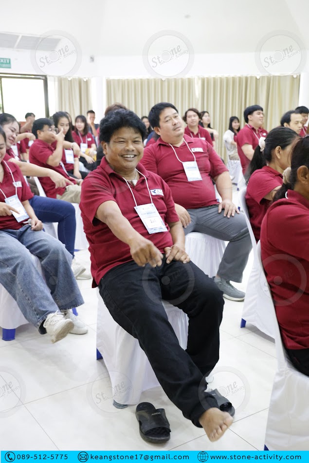 ภาพกิจกรรม Stone Activity | กสทช. การบริหารจัดการอารมณ์และความเครียดในการทำงาน