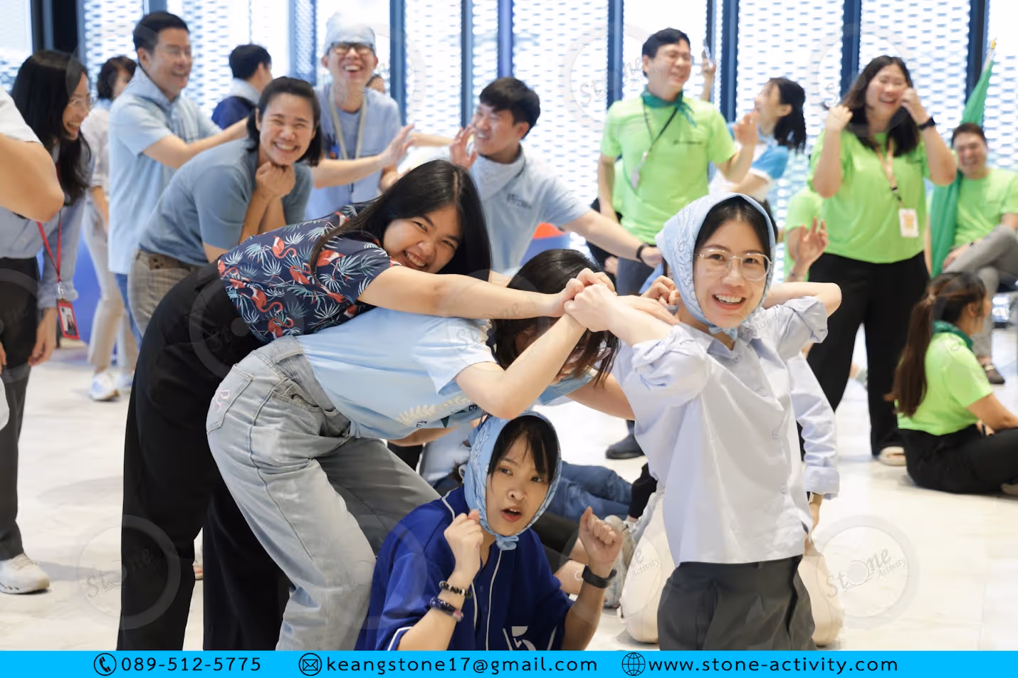 ภาพกิจกรรม Stone Activity | กสทช. การบริหารจัดการอารมณ์และความเครียดในการทำงาน