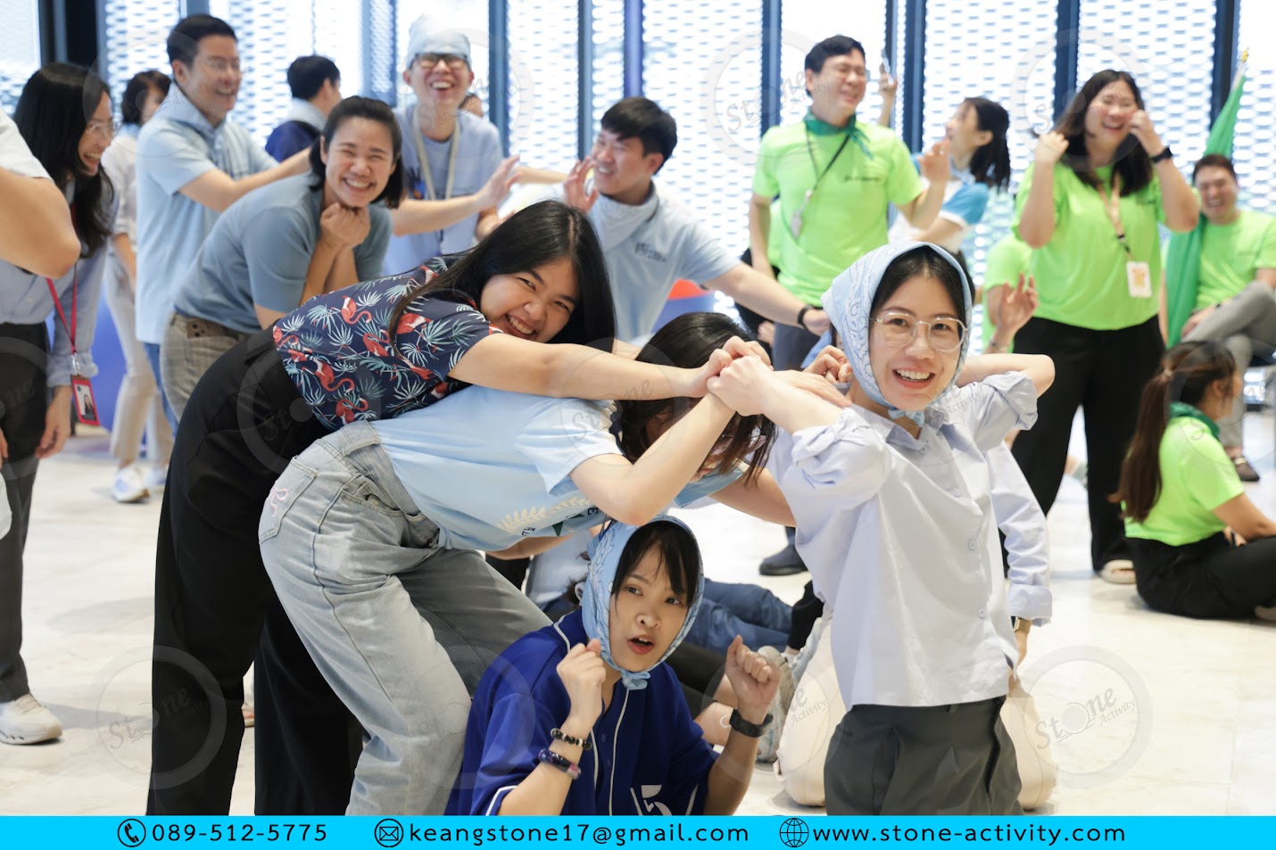 ภาพกิจกรรม Stone Activity | กสทช. การบริหารจัดการอารมณ์และความเครียดในการทำงาน