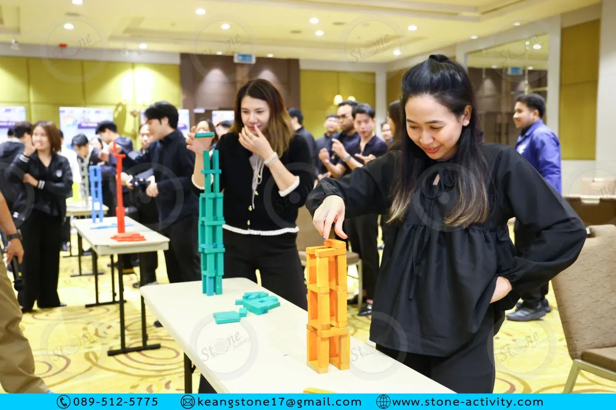 ภาพกิจกรรม Stone Activity | กสทช. การบริหารจัดการอารมณ์และความเครียดในการทำงาน