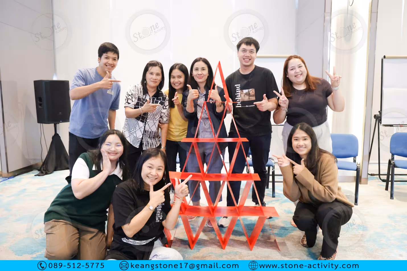 ภาพกิจกรรม Stone Activity | กสทช. การบริหารจัดการอารมณ์และความเครียดในการทำงาน