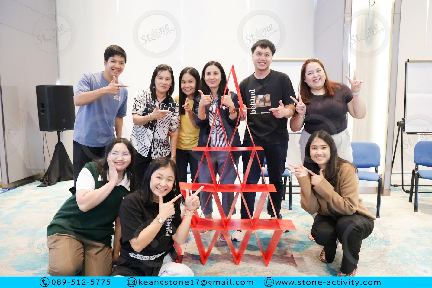 ภาพกิจกรรม Stone Activity | กสทช. การบริหารจัดการอารมณ์และความเครียดในการทำงาน