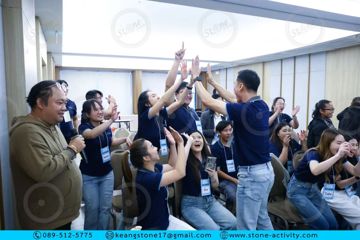 ภาพกิจกรรม Stone Activity | กสทช. การบริหารจัดการอารมณ์และความเครียดในการทำงาน