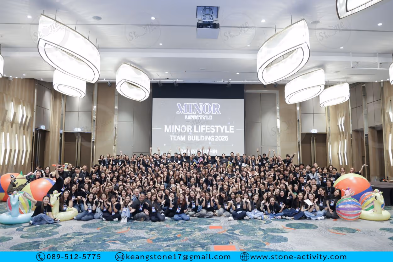ภาพกิจกรรม Stone Activity | กสทช. การบริหารจัดการอารมณ์และความเครียดในการทำงาน