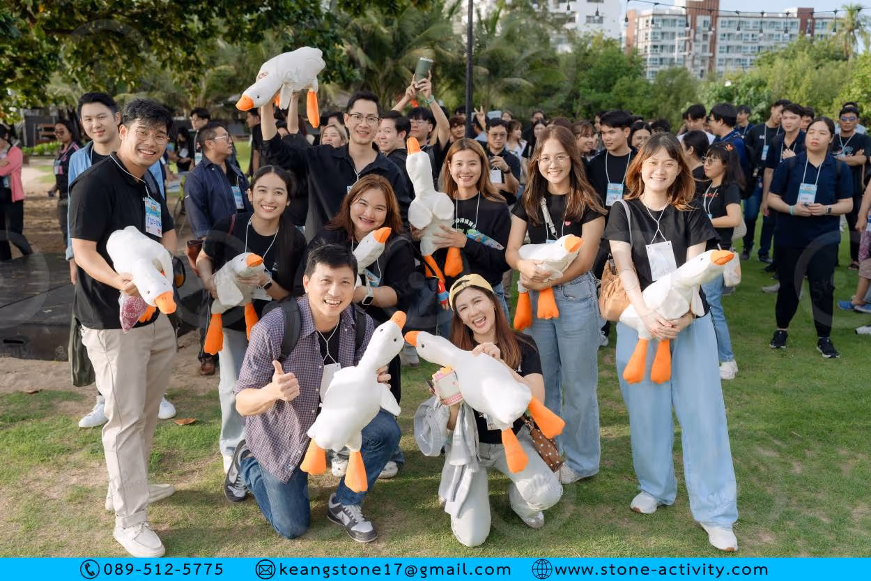 ภาพกิจกรรม Stone Activity | กสทช. การบริหารจัดการอารมณ์และความเครียดในการทำงาน