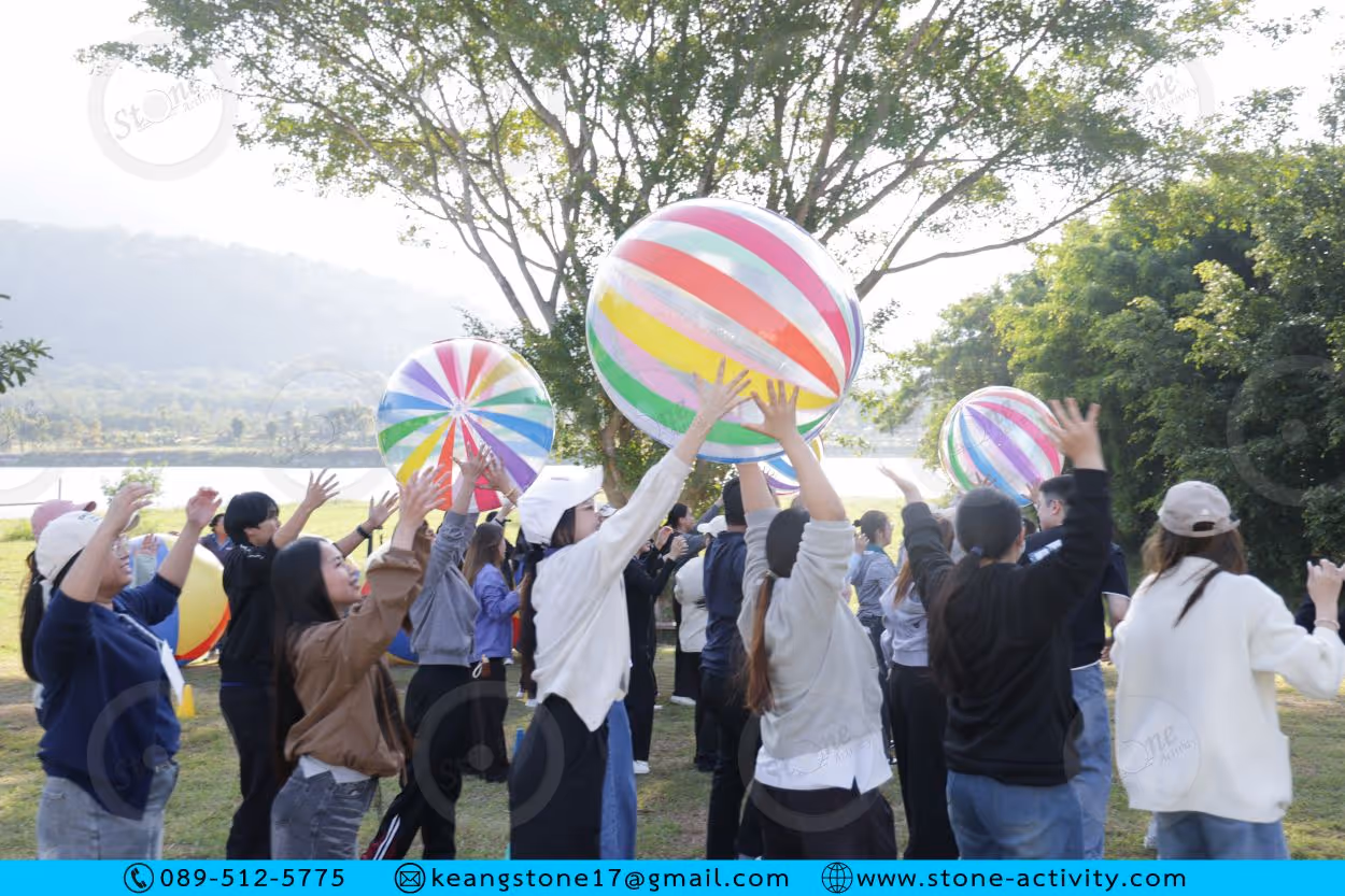 ภาพกิจกรรม Stone Activity | กสทช. การบริหารจัดการอารมณ์และความเครียดในการทำงาน