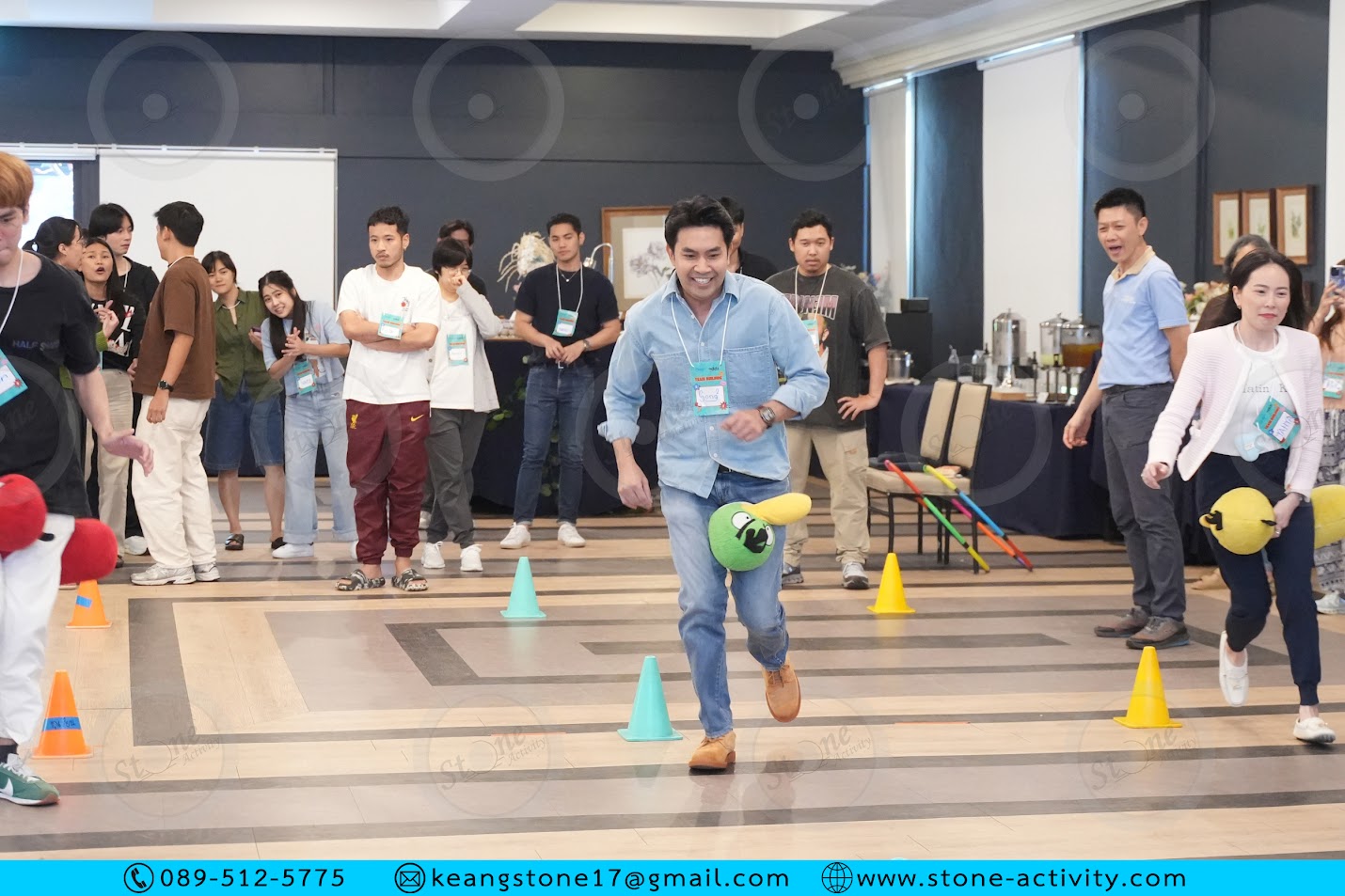 ภาพกิจกรรม Stone Activity | กสทช. การบริหารจัดการอารมณ์และความเครียดในการทำงาน