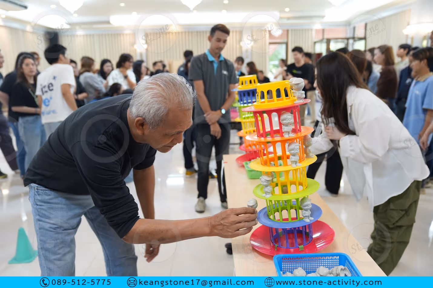 ภาพกิจกรรม Stone Activity | กสทช. การบริหารจัดการอารมณ์และความเครียดในการทำงาน