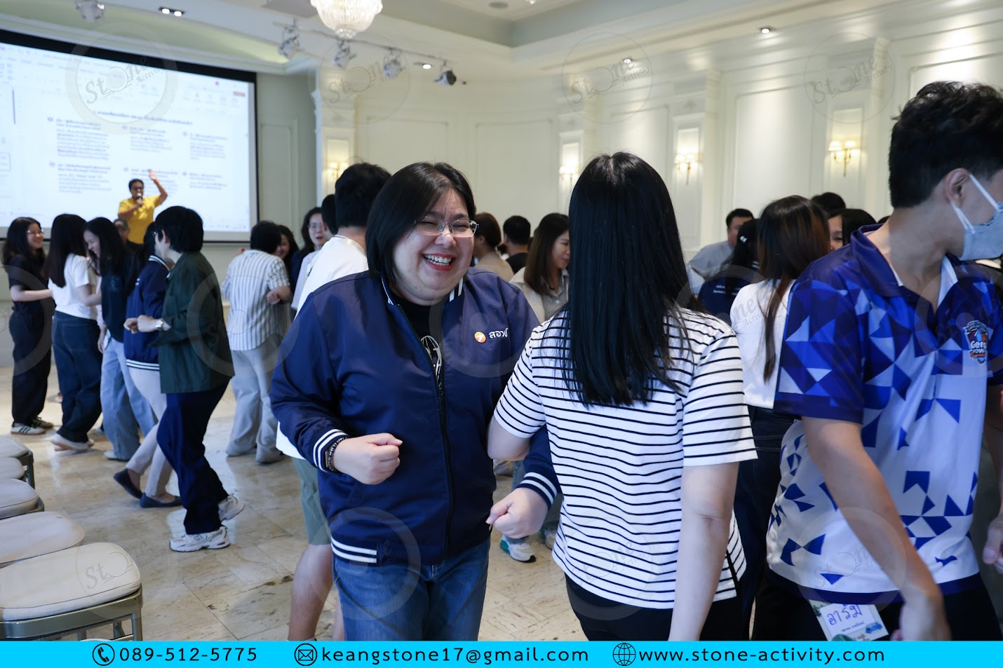 ภาพกิจกรรม Stone Activity | กสทช. การบริหารจัดการอารมณ์และความเครียดในการทำงาน